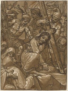 The Bearing of the Cross, 1580s. Creator: Andrea Andreani.