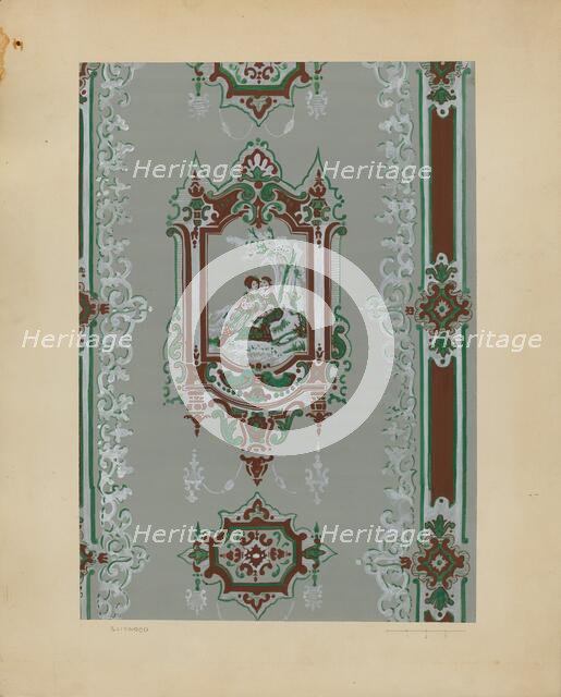 Wall Paper, c. 1937. Creator: Sidney Liswood.