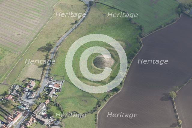 Castle Hill Norman motte and bailey castle and moat earthworks, Bishopton, Darlington, 2014. Creator: Historic England Staff Photographer.