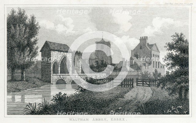 Waltham Abbey, Essex, 1825. Artist: Unknown.