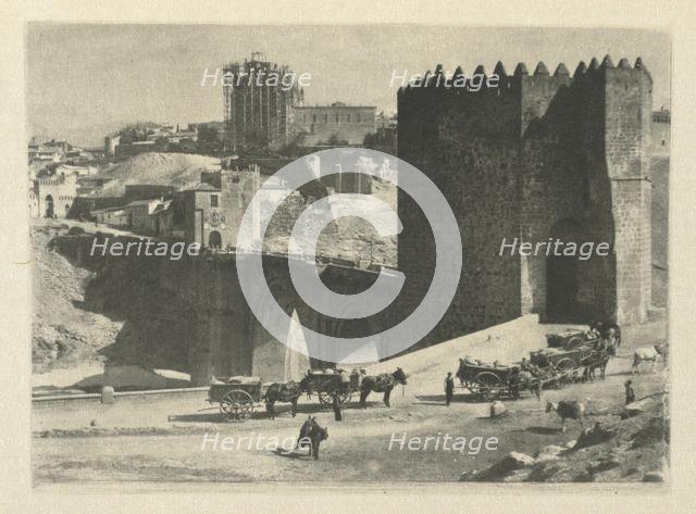 Camera Work: Bridge of St. Martin - Toledo, 1914. Creator: James Craig Annan.