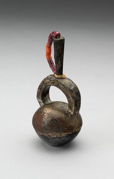Miniature Stirrup-Spout Vessel, A.D. 1100/1470. Creator: Unknown.