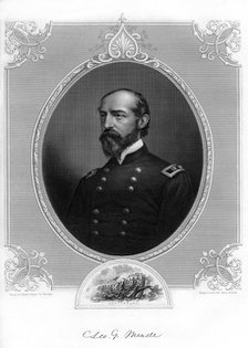 General George Meade, US Army officer and civil engineer, 1862-1867.Artist: Brady