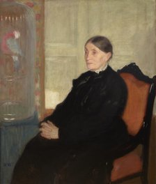 Portrait of Katarzyna Krassowska, c1912. Creator: Wojciech Weiss.
