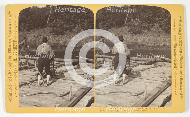 Snubbing. Clear that line, quick, 1886. Creator: Henry Hamilton Bennett.