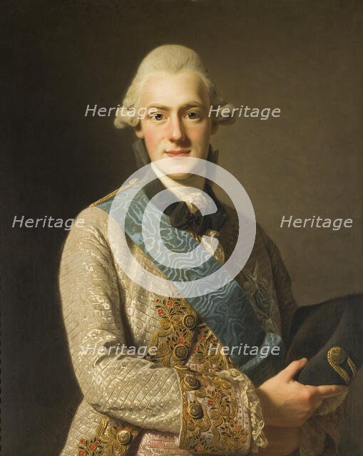 Duke Fredrik Adolf, Gustav III:s Brother, 1770. Creator: Alexander Roslin.