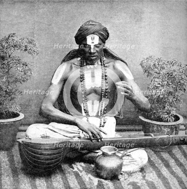 Mendicancy adopted in the name of Vishnu, India, 1922. Artist: Unknown