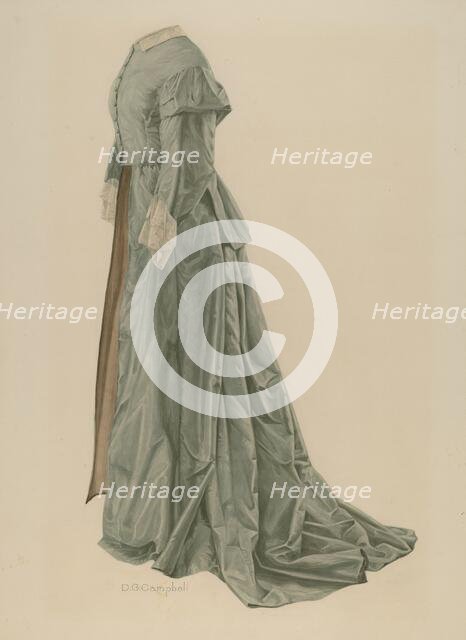 Gown, c. 1940. Creator: Douglas Campbell.