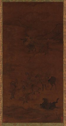 Tartar horsemen, Ming dynasty, 1368-1644. Creator: Unknown.