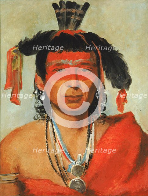 Másh-kee-wet, a Great Dandy, 1831. Creator: George Catlin.