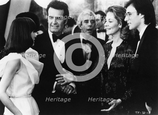 Lauren Bacall (1924- ), American actress, in a scene from 'The Fan', 1981. Artist: Unknown