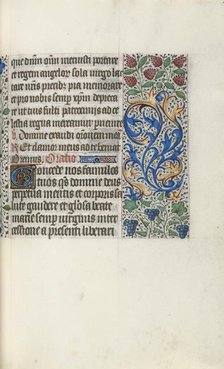 Book of Hours (Use of Rouen): fol. 49r, c. 1470. Creator: Master of the Geneva Latini (French, active Rouen, 1460-80).