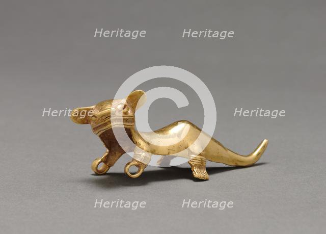 Feline Pendant, c. 1000-1550. Creator: Unknown.