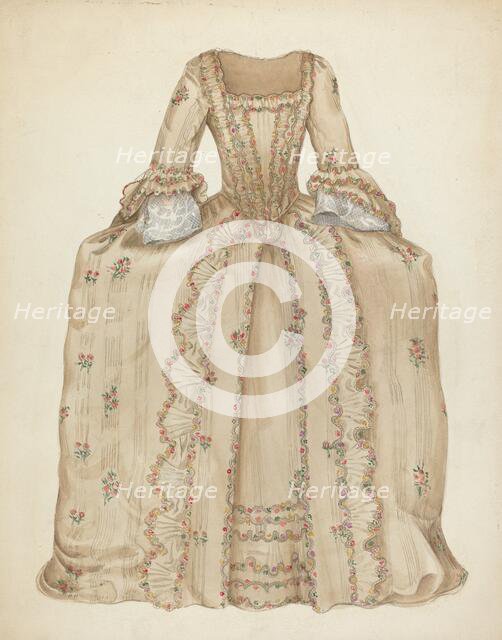 Dress, 1935/1942. Creator: Ruggiero Pierotti.