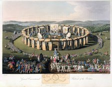 'Grand Conventional Festival of the Britons', 1815. Artist: Robert Havell