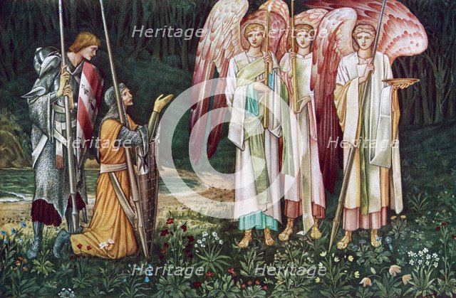 'The Vision of the Holy Grail', 1891 (1934). Creator: John Henry Dearle.