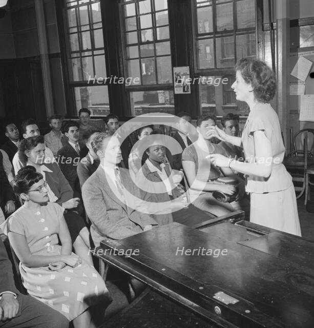 Metropolitan Vocational High School, New York, N.Y., ca. July 1947. Creator: William Paul Gottlieb.