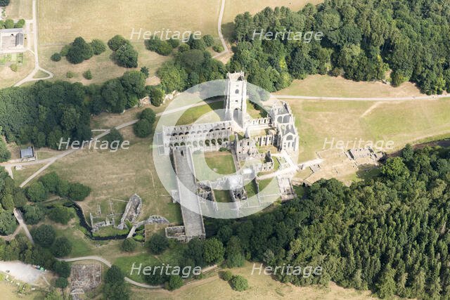 Fountains Cistercian Abbey, North Yorkshire, 2018. Creator: Emma Trevarthen.