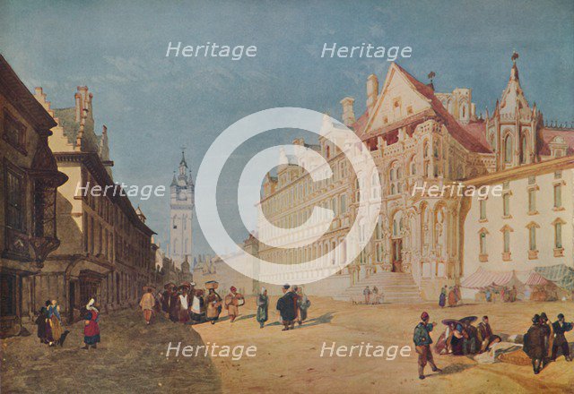 'Hotel De Ville, Ghent', 1923. Artist: John Sell Cotman.