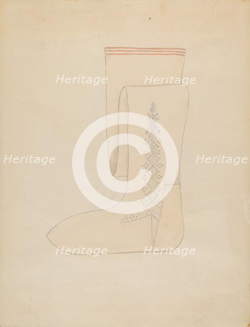 Stockings, c. 1936. Creator: Margaret Concha.