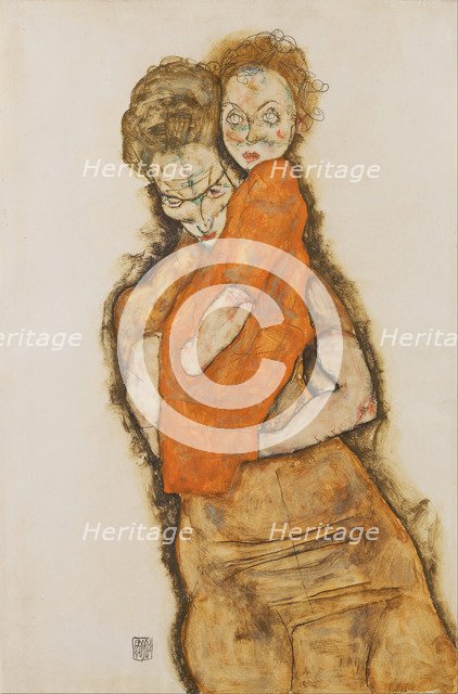 Mother and Child, 1914. Artist: Schiele, Egon (1890–1918)