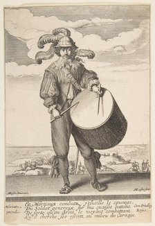 The Drummer, 1620-1667. Creator: Michel Lasne.