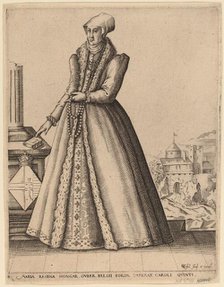 Mary, Queen of Hungary. Creator: Karel van Sichem.