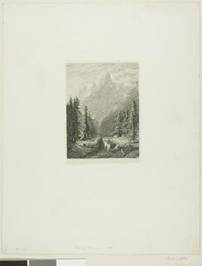 Alpine Landscape, n.d. Creator: Alexandre Calame.