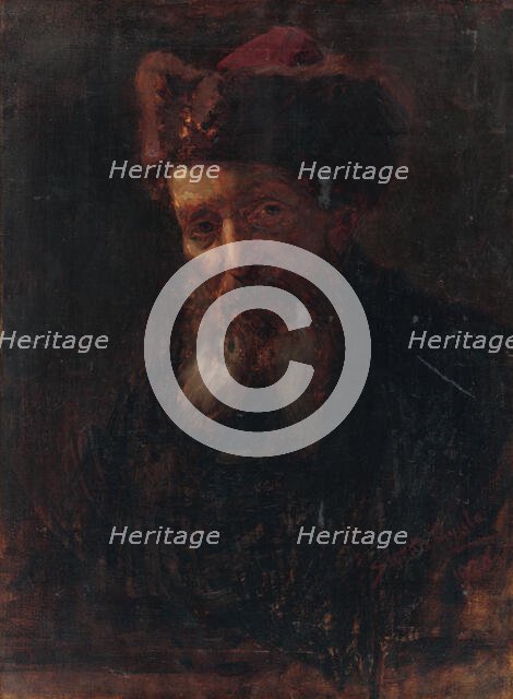 Head Study of an Old Man, 1920. Creator: Gyula Stetka.