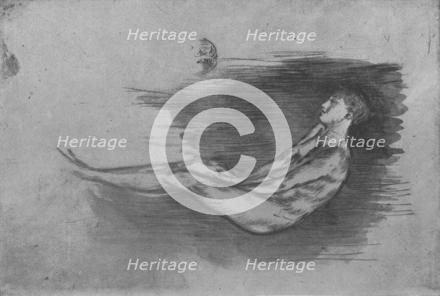 'Tillie, A Model',1873, (1904). Artist: James Abbott McNeill Whistler.