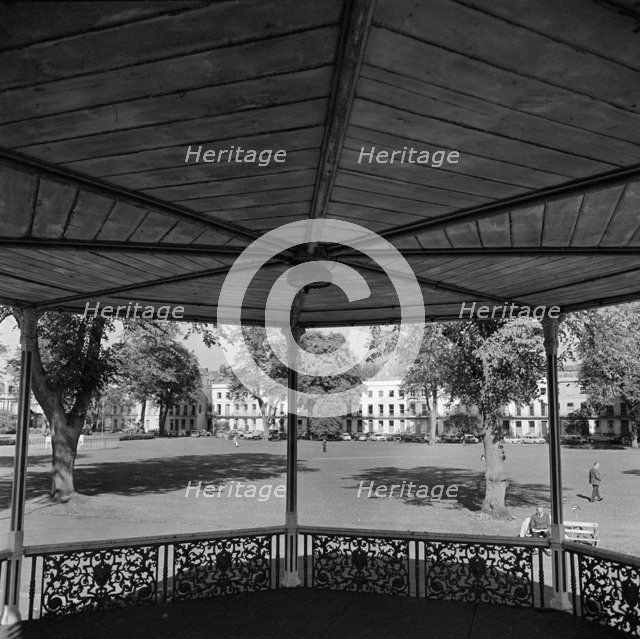Bandstand in Montpellier Gardens, Cheltenham, Gloucestershire, 1971. Artist: John Gay.