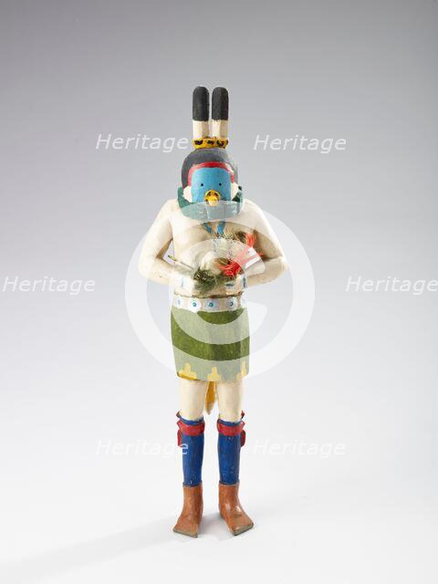 Yeibichai (female mask), 1934-1946. Creator: Clitso D Dedman.