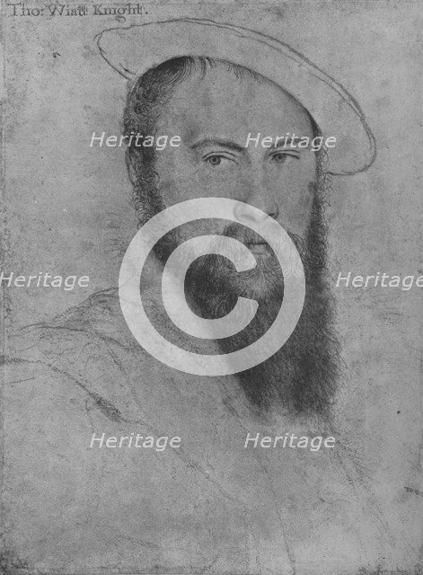 'Sir Thomas Wyatt', c1535-1537 (1945). Artist: Hans Holbein the Younger.