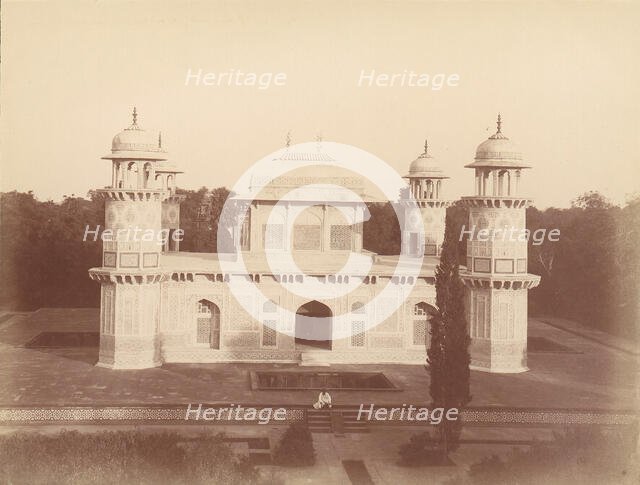 Itmad-Ud-Daulah's Tomb, Agra, 1860s-70s. Creator: Unknown.