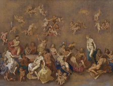 The Feast of the Gods, 1600s. Creator: Poelenburgh, Cornelis, van (1594/95-1667).