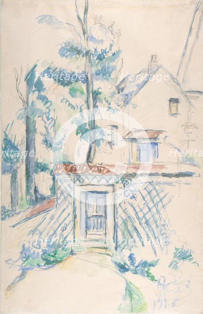 Entrance to a Garden, 1878-1880. Creator: Paul Cezanne.