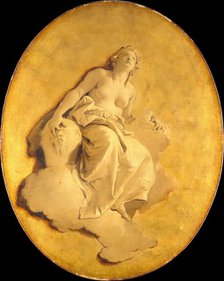 A Female Allegorical Figure, 1740-50. Creator: Giovanni Battista Tiepolo.