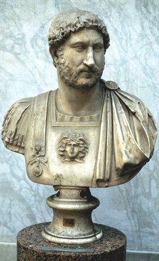 Hadrian, Roman Emperor from 117. Artist: Unknown