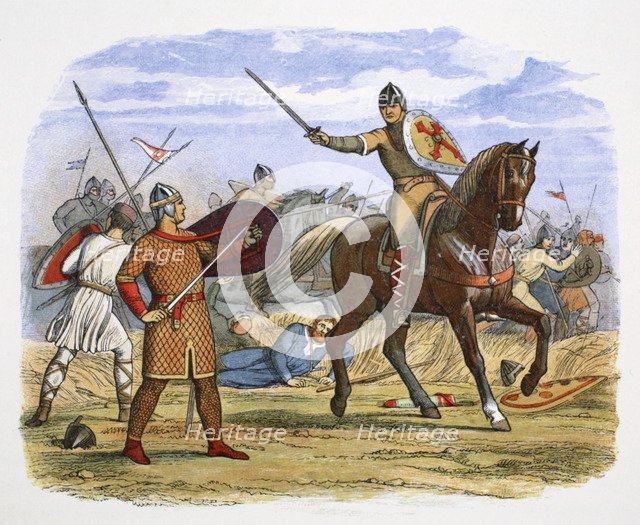 Robert, Duke of Normandy, captured at the Battle of Tinchebraye, Normandy, 1106 (1864). Artist: James William Edmund Doyle