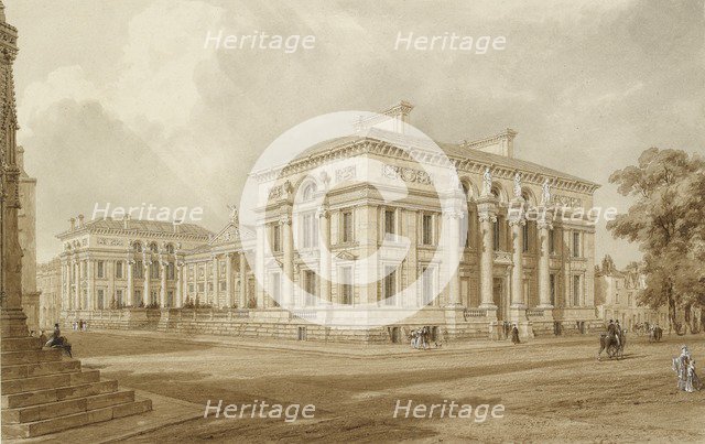 South East View of the Taylor Building and University Galleries, 19th century. Artist: JMW Turner.