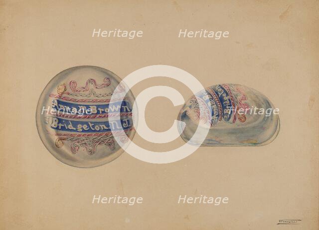 Paper Weight, c. 1937. Creator: Frank Fumagalli.