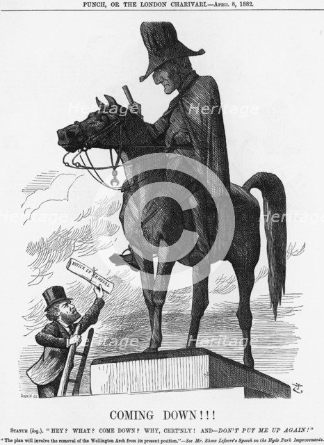 'Coming Down!!!', 1882. Artist: Joseph Swain