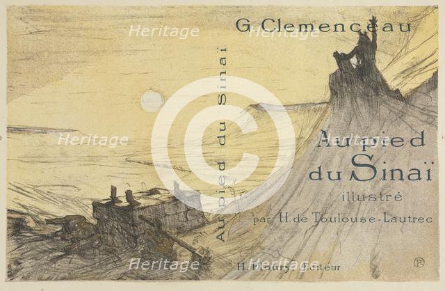 Au pied du Sinaï: Couverture, 1898. Creator: Henri de Toulouse-Lautrec (French, 1864-1901).