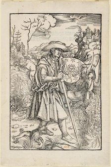 Jean Gerson as a pilgrim, before 1502. Creator: Dürer; Albrecht (1471-1528).