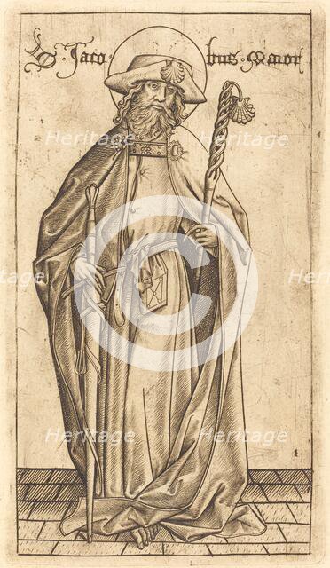 Saint James the Great, c. 1470/1480. Creator: Israhel van Meckenem.