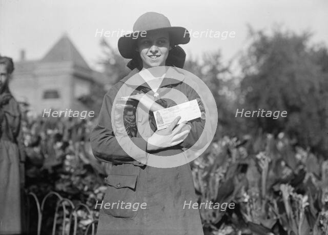 Girl Scouts - Helen Tew, 1917. Creator: Harris & Ewing.
