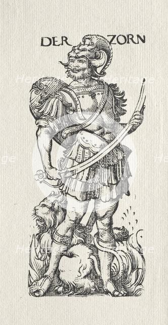 The Seven Vices: Wrath. Creator: Hans Burgkmair (German, 1473-1531).