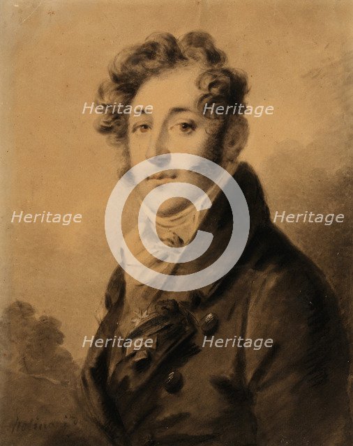 Portrait of Konstantin Yakovlevich Bulgakov (1782-1835), 1800s. Artist: Molinari, Alexander (1772-1831)