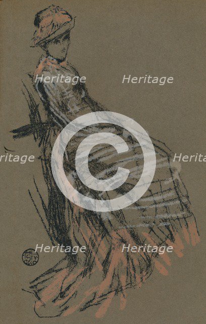 Portrait Study in Pastel, c19th century, (1903). Artist: James Abbott McNeill Whistler