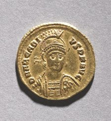 Tremissis of Honorius (obverse), 395-423. Creator: Unknown.